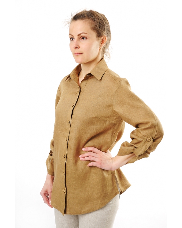 Блузка женская из льна #021
