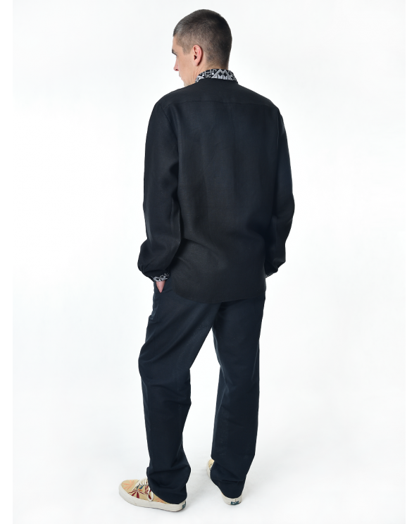 Брюки льняные мужские спортивные