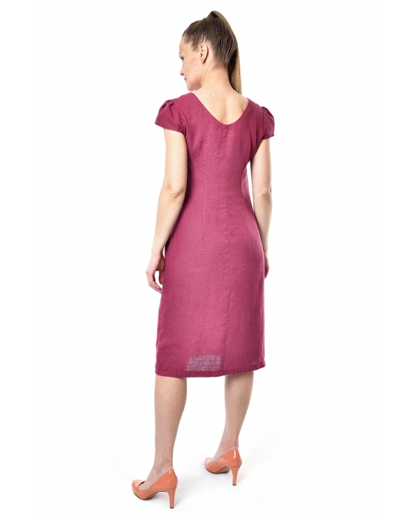 Платье льняное женское #029