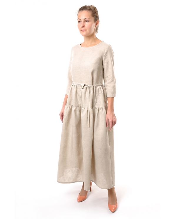 Платье льняное женское #045