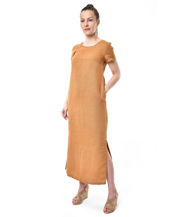 Платье льняное женское #096