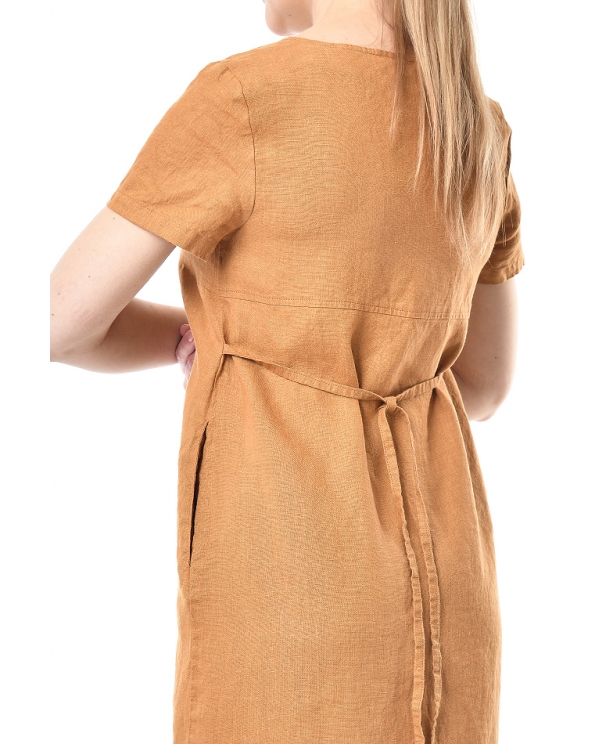 Платье льняное женское #096