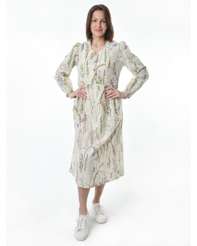 Платье льняное женское #117, "шалфей"