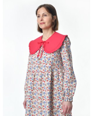 Воротник накладной, красный