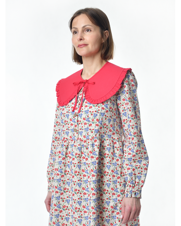 Воротник накладной, красный