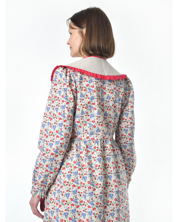 Воротник накладной, красный