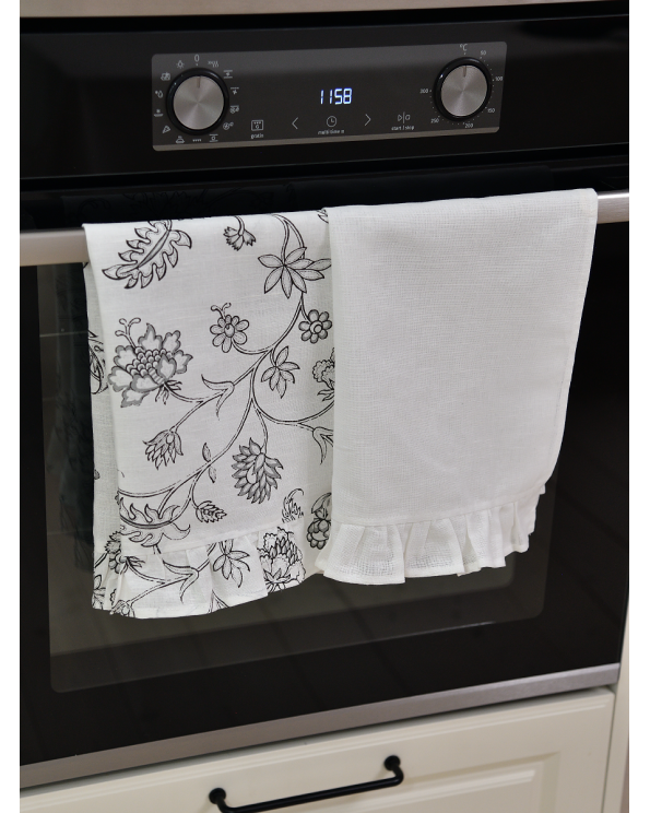 Полотенца кухонные "Морозное утро", набор 2 шт. Полотенца кухонные "Морозное утро", набор 2 шт.