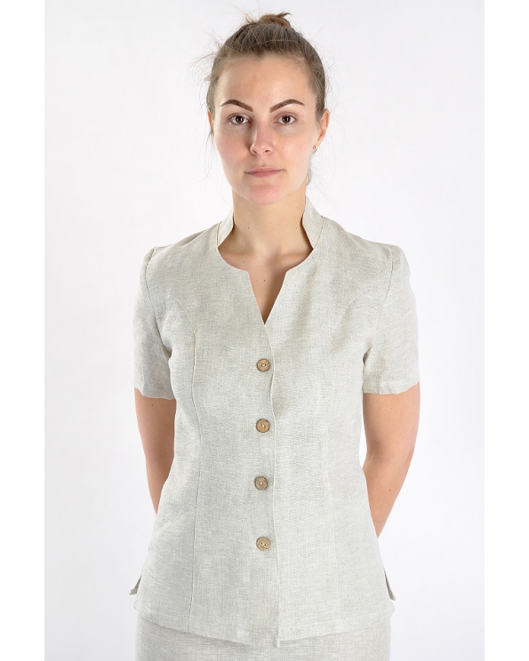 Блузка женская из льна #022