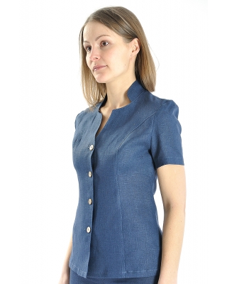 Блузка женская из льна #022