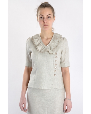 Блузка женская из льна #012